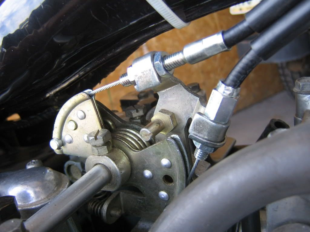 1975 CB550 Throttle Adjustment Frustration NEW PICTURES ADDED
